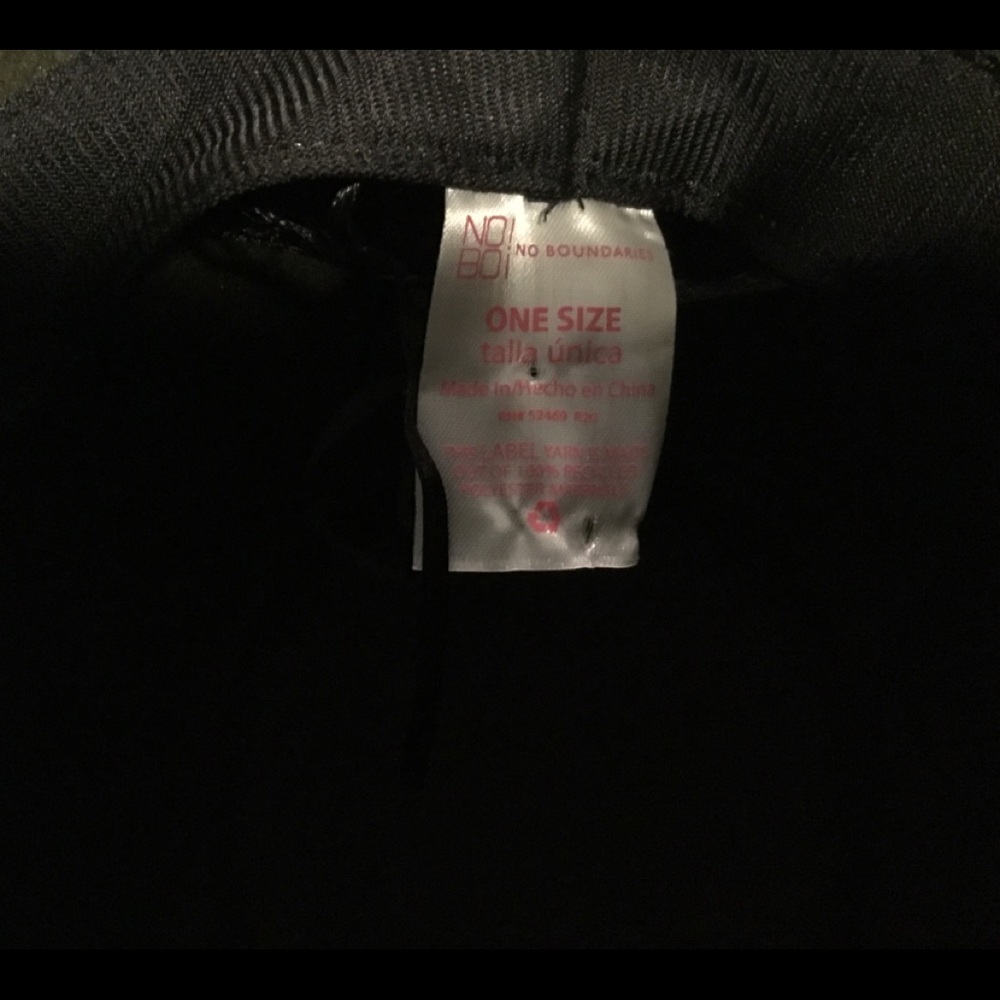 No Boundaries Fedora Green Adjustable Hat - Picture 14 of 15